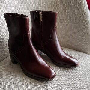 27 Edit Elegant Brown Leather Ankle Boots